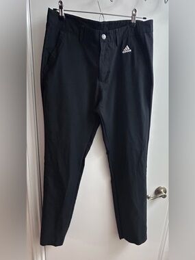 EUC Adidas  Black Golf Pants Size 32x30.